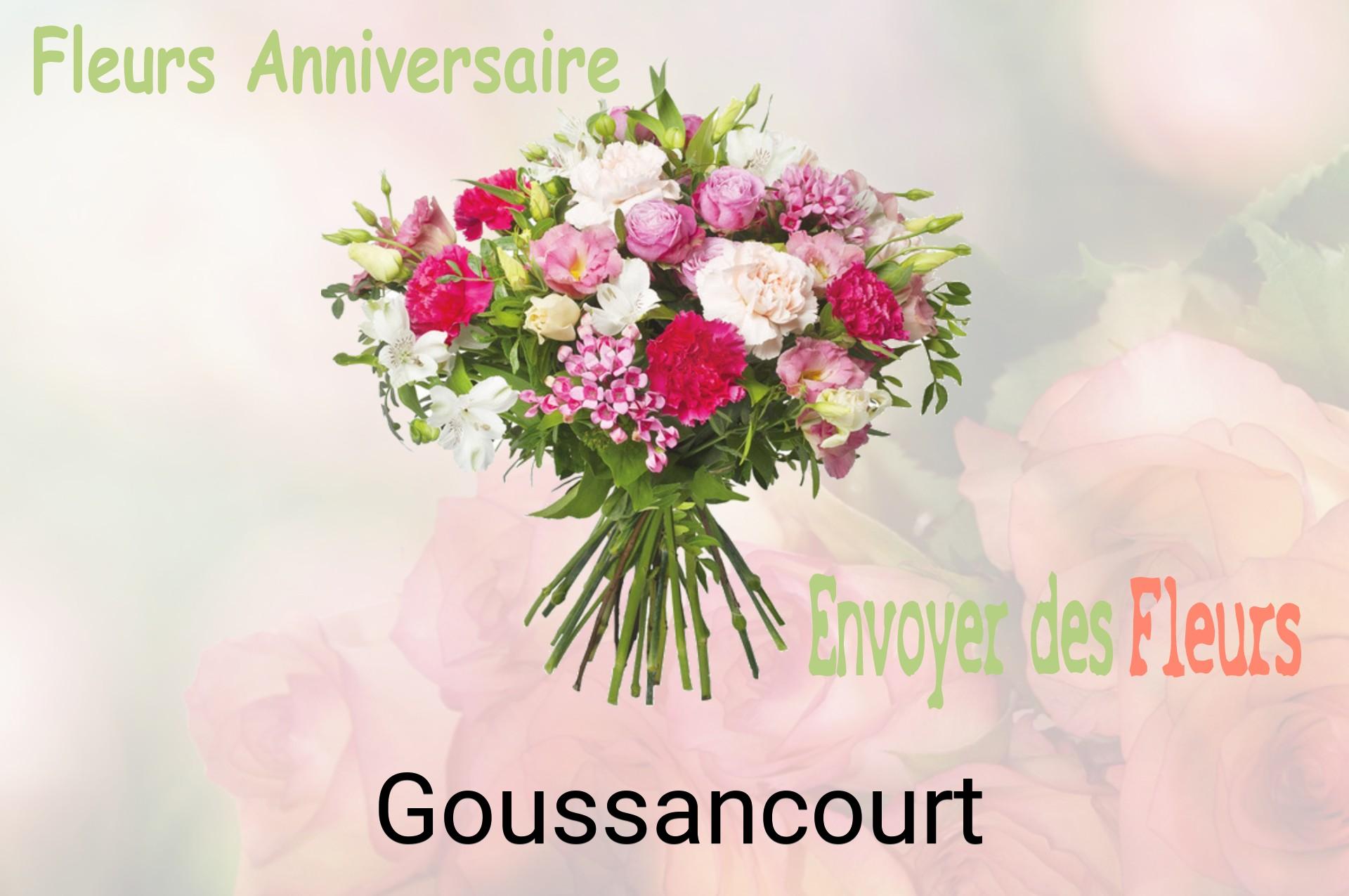 Bouquet de fleurs d’anniversaire livré à Goussancourt