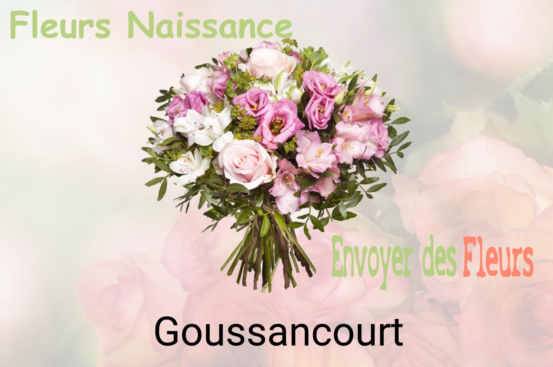 Bouquet de fleurs de naissance livré à Goussancourt